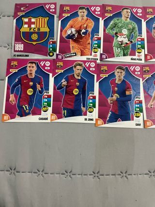 Cromos FC Barcelona - Equipo Completo