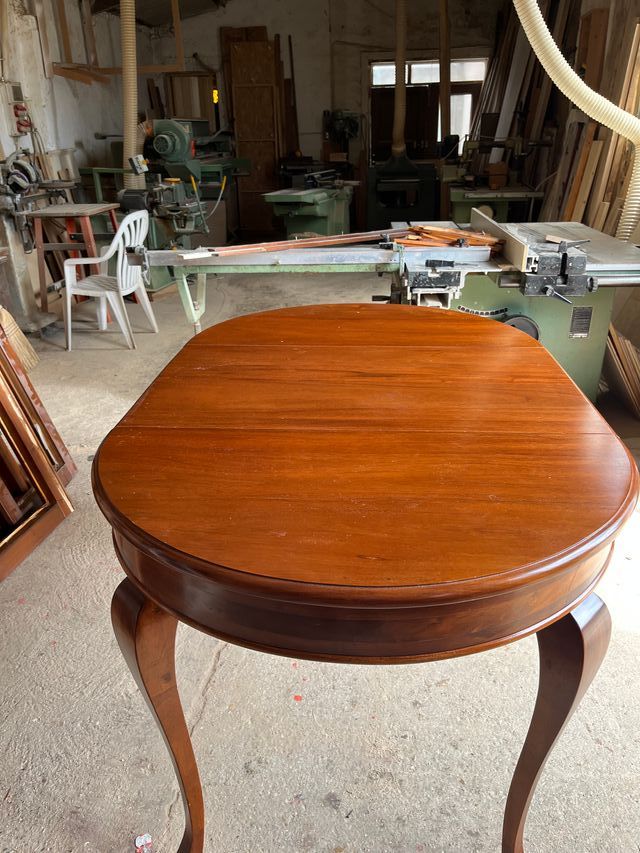 Tavolo allungabile legno marrone - Ø90cm