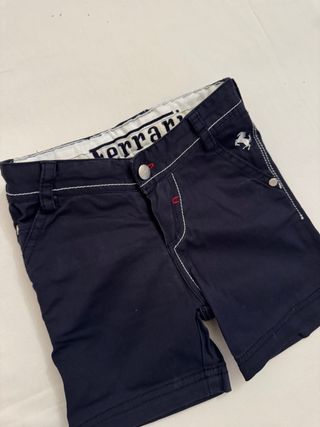 Shorts bimbo blu scuro Ferrari