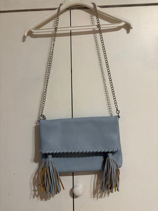 Bolso bandolera azul claro