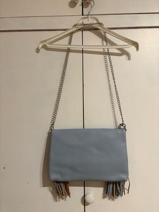 Bolso bandolera azul claro
