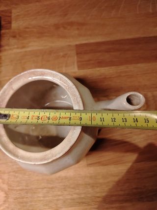 Teiera vintage Richard - porcellana beige/rosa