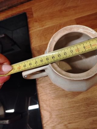 Teiera vintage Richard - porcellana beige/rosa