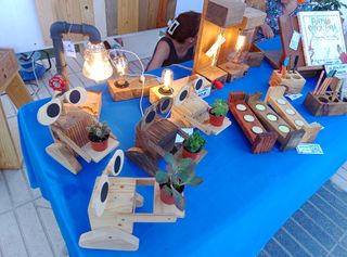 Estante organizador cocina - 3 frascos y 4 tazas