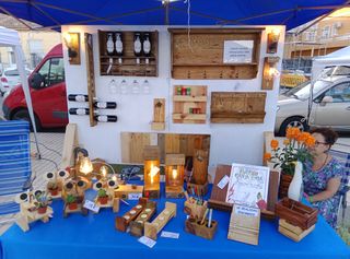 Estante organizador cocina - 3 frascos y 4 tazas