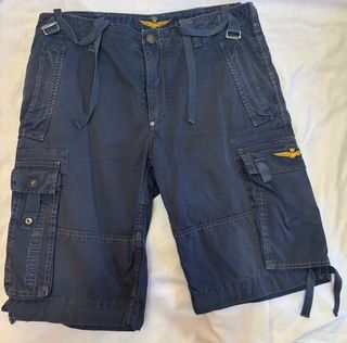 Bermudas Aeronautica Militare azul marino