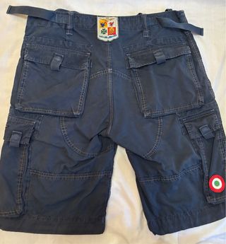 Bermudas Aeronautica Militare azul marino