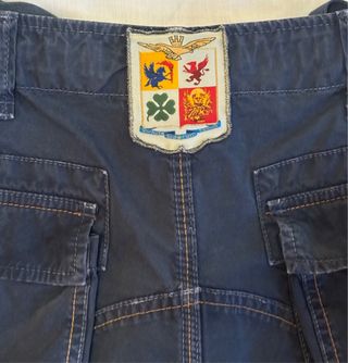 Bermudas Aeronautica Militare azul marino