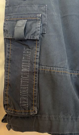 Bermudas Aeronautica Militare azul marino