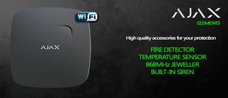 Detector Sensor Humo Temperatura Co Antifuego AJAX
