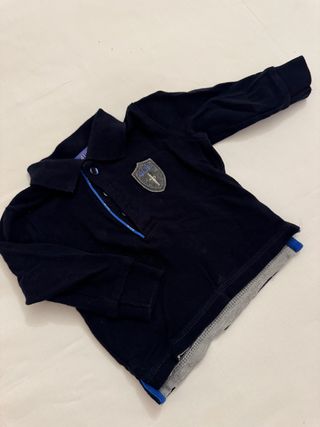 Polo manica lunga neonato Zero & Co. 6M