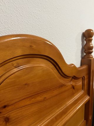 Cabecero cama madera maciza