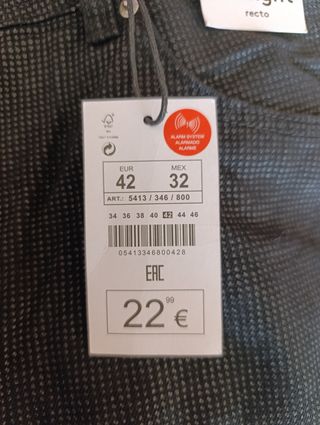 Pantalones vaqueros negros anchos