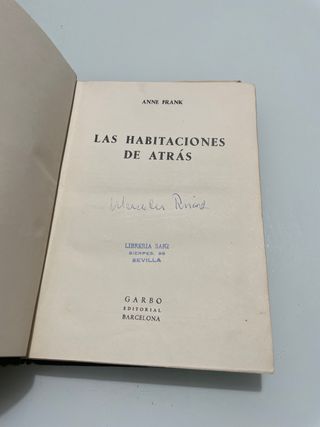Las habitaciones de atrás. El Diario de Anne Frank