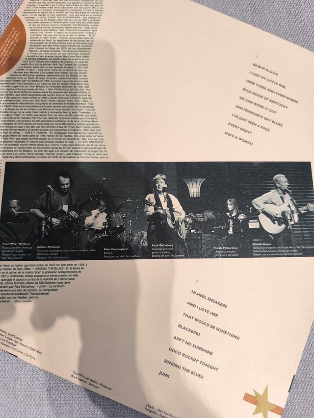 Paul McCartney Unplugged Edición Limitada Numerada