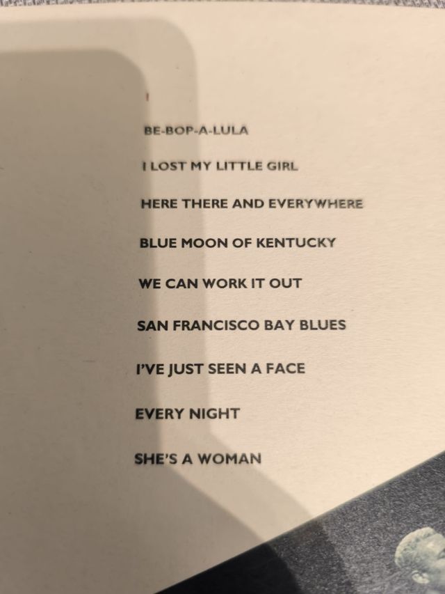 Paul McCartney Unplugged Edición Limitada Numerada