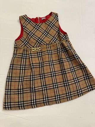 Vestito bimba scozzese