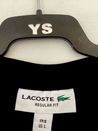 Camiseta Lacoste negra - Talla L
