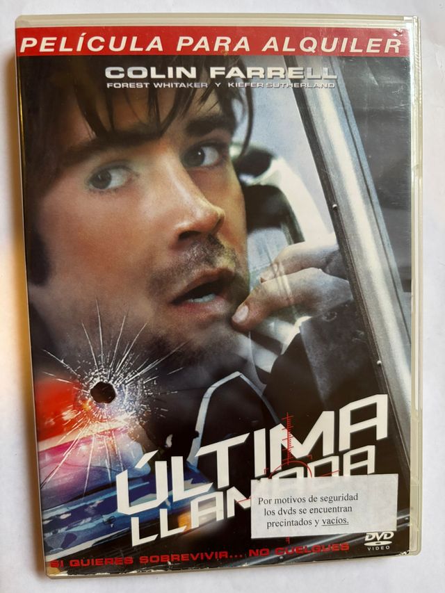 DVD Última Llamada - Colin Farrell