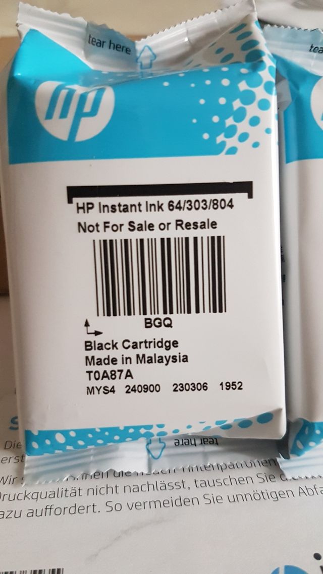 HP Instant Ink: nero e tricolore
