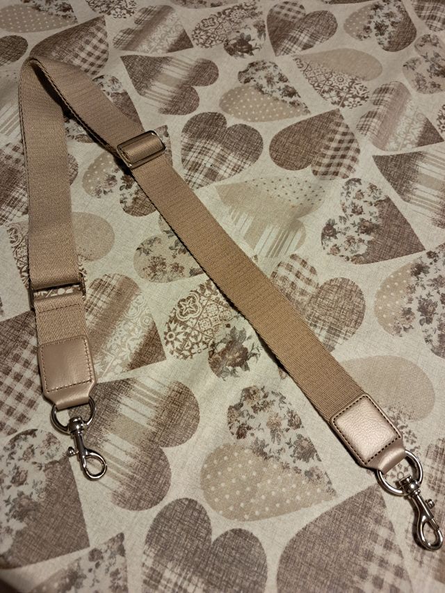 Tracolla per borsa Calvin Klein beige
