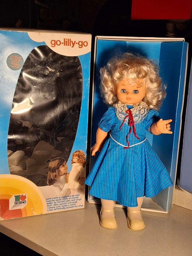 Bambola Go-Lilly-go Sebino anni '70 funzionante