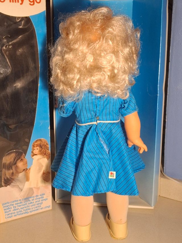 Bambola Go-Lilly-go Sebino anni '70 funzionante