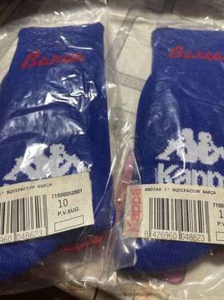 Medias FC Barcelona Kappa - 2 pares