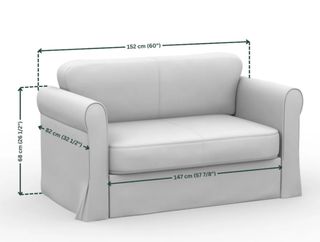 Sofá cama IKEA blanco