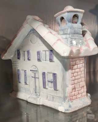 Casa cerámica decorativa