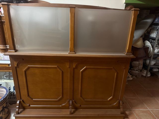 Biombo separador madera