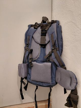 Mochila dingo 75L - Azul/Roja