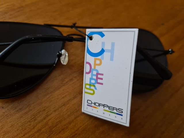 Occhiali da sole Aviatore oro UV400 nuovi