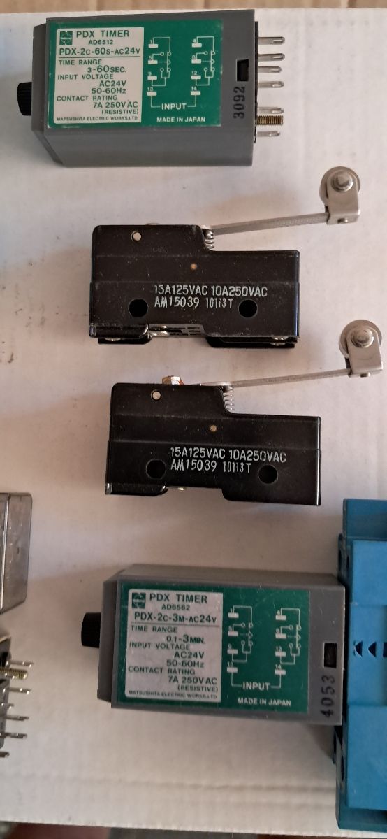 Temporizzatori, Relè & Finecorsa