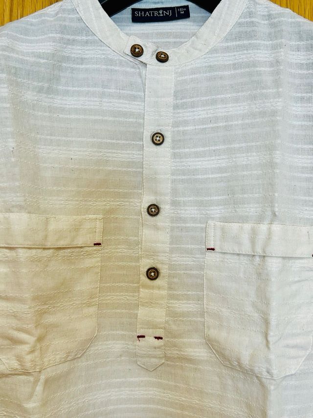 Camisa Unisex Lino Crudo.