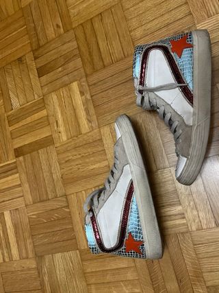 Zapatillas imitacion Golden Goose altas 
