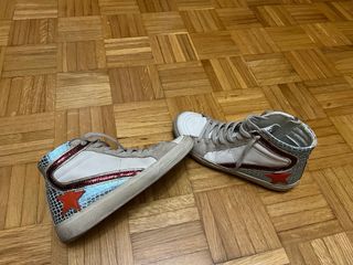 Zapatillas imitacion Golden Goose altas 
