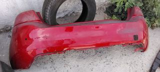 Paragolpes trasero Peugeot 308 GT rojo