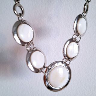 Collar Acero/Nácar