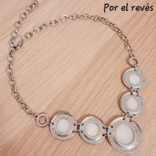 Collar Acero/Nácar