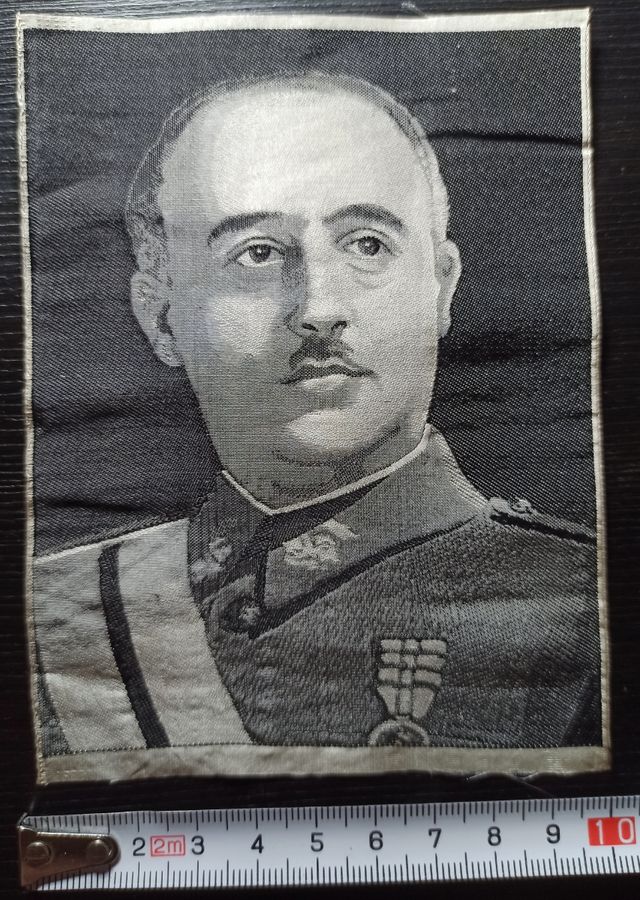 Retrato seda Francisco Franco años 40