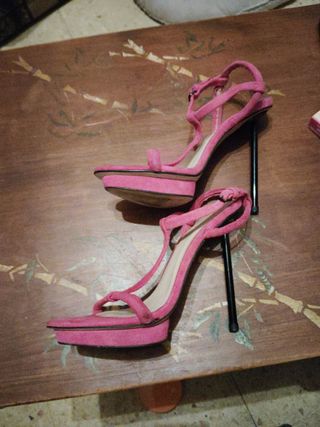 Tacones rosa fiesta