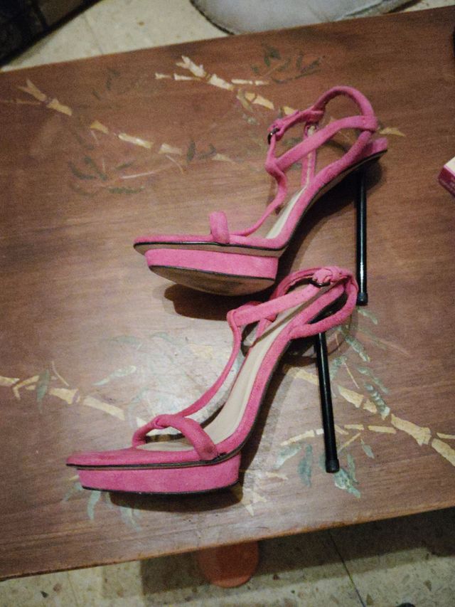 Tacones rosa fiesta