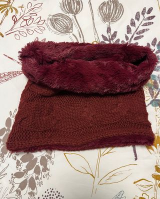 Cuello cálido - Rojo Burdeos