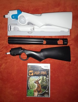 Juego Como Nuevo wii Deer Drive+2 Escopetas NUEVAS
