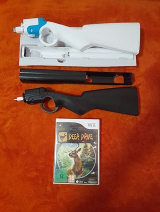 Juego Como Nuevo wii Deer Drive+2 Escopetas NUEVAS