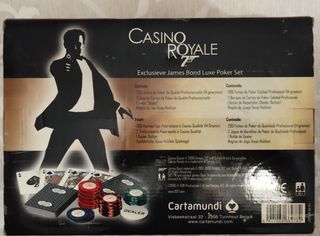 Casino Royale Poker Set - James Bond 007.SIN ABRIR