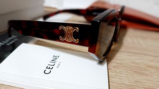 Gafas Celine | Funda Piel Marrón