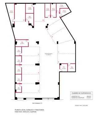 Plaza parking en venta y trasteros