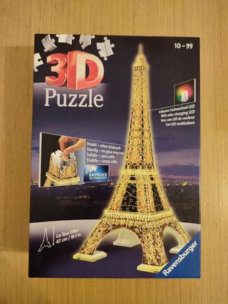 Puzzle 3D Torre Eiffel LED